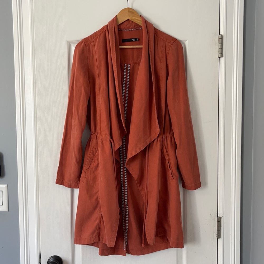 Max Studio Rust / Orange Layered Jacket - image 2